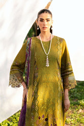 3-PC Unstitched Embroidered Lawn Riwayat By Ramsha | Y-1303